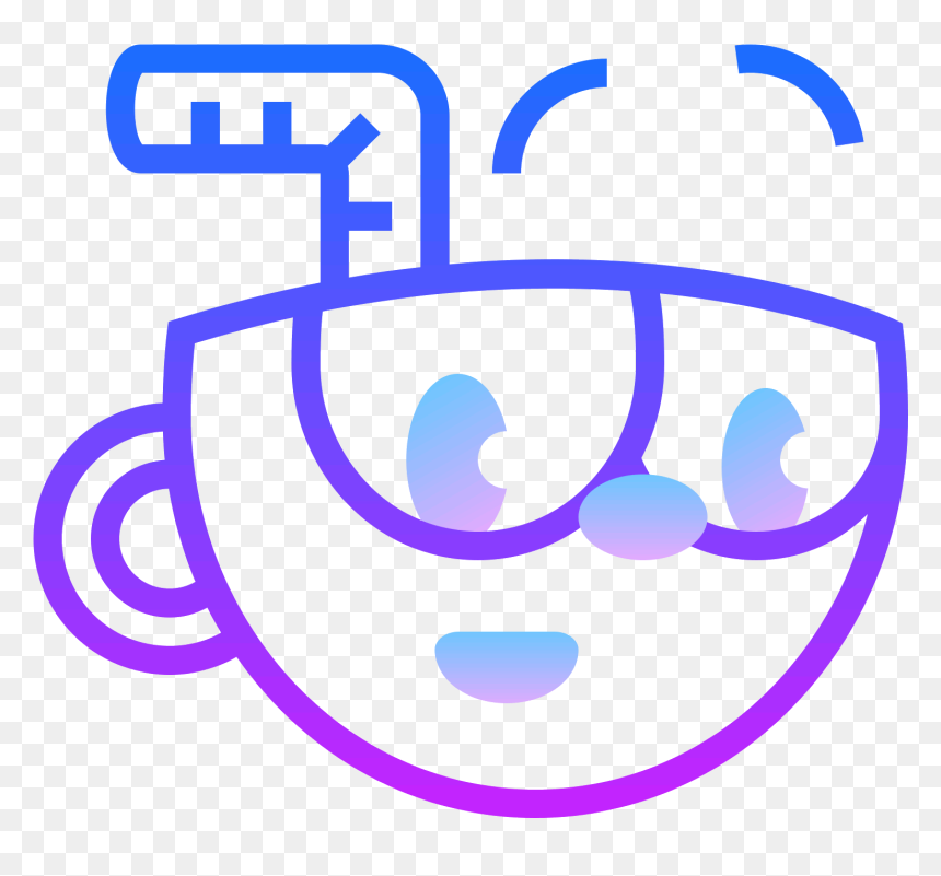 Cuphead Free Icon, HD Png Download - taza png