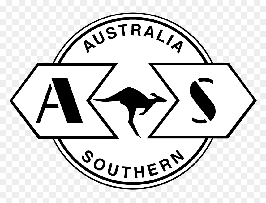 Australia Southern Railroad 01 Logo Black And White - Genesee & Wyoming, Inc., HD Png Download - railroad sign png