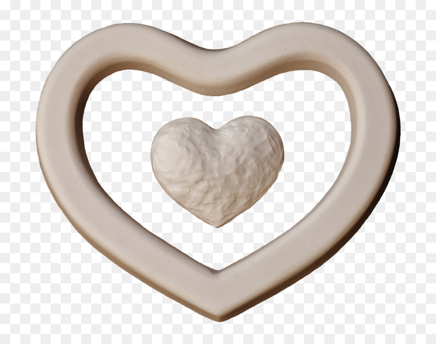 Imagenes De Yeso De Corazon, HD Png Download - corazon blanco png