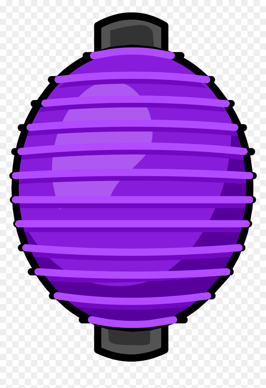 Official Club Penguin Online Wiki - Clipart Japanese Lantern Free, HD Png Download - paper lantern png