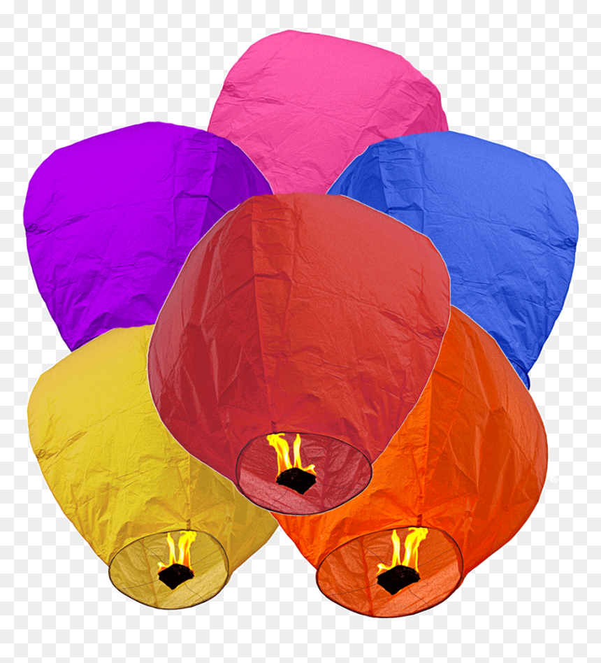 Biodegradable Customized Printed Festival Paper Sky - Globos De Papel Seda, HD Png Download - paper lantern png