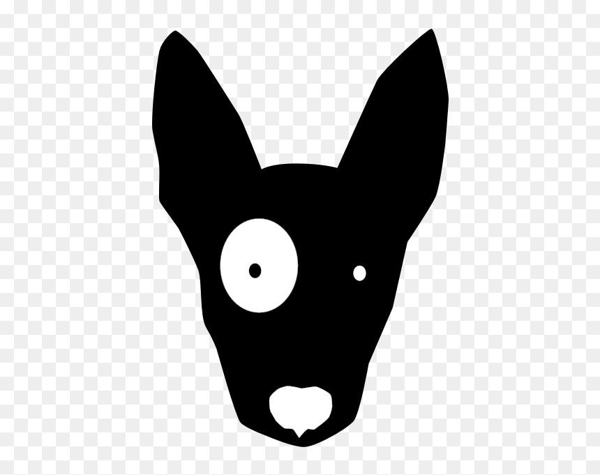 Bullterrier Head, Bujung,bull Terrier Cartoon,dog Bullterrier, HD Png Download - cartoon dog bone png