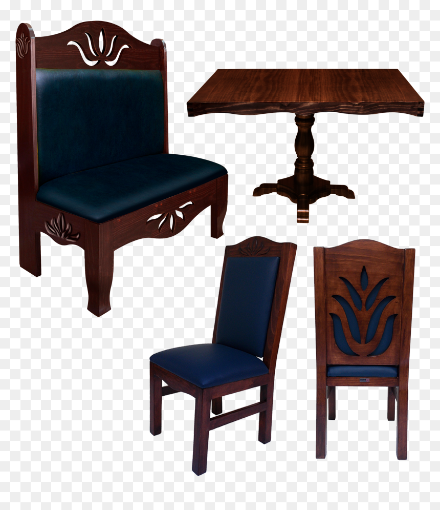 Set Real Agave - Chair, HD Png Download - muebles png