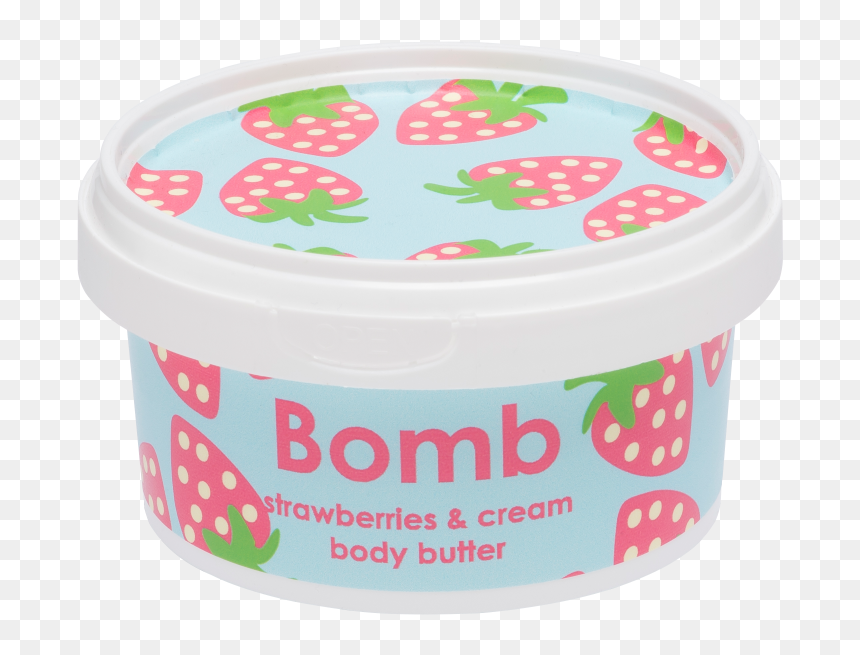 Strawberries & Cream Body Butter - Body Butter, HD Png Download - strawberry plant png