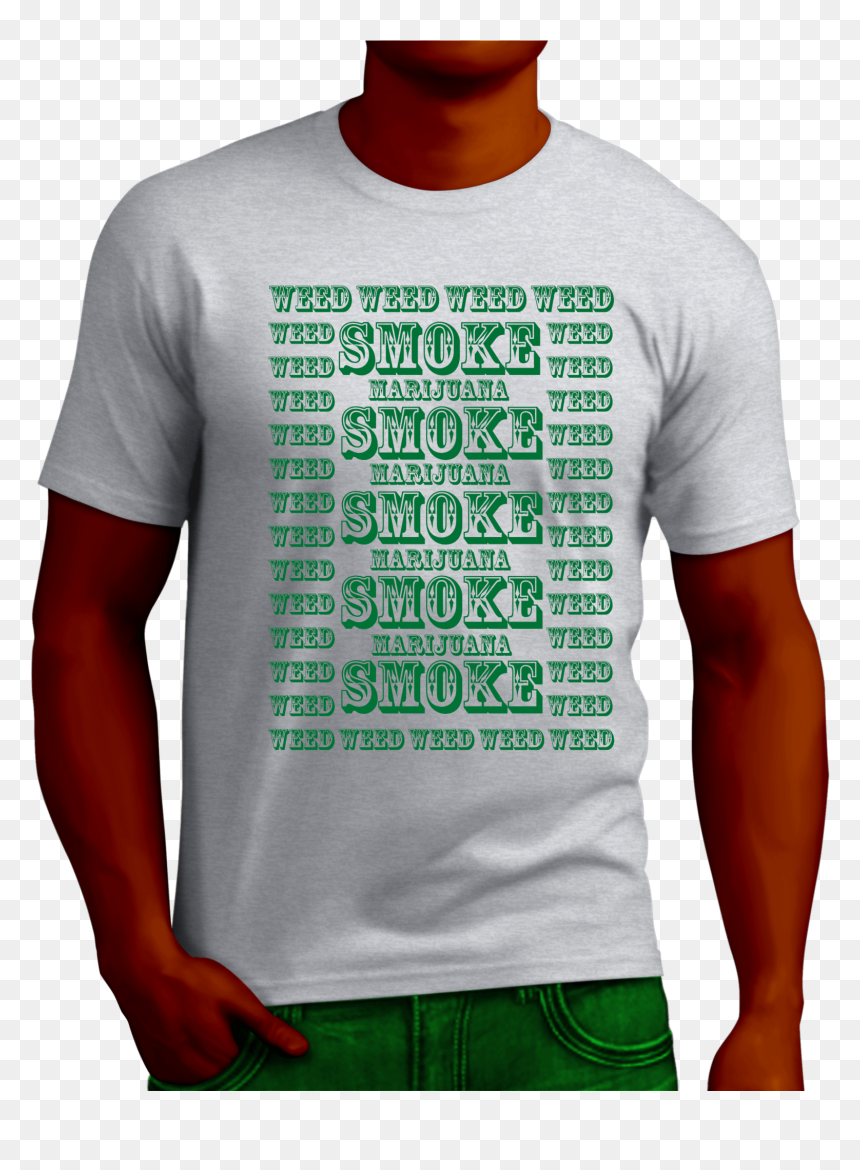 T-shirt, HD Png Download - smoke weed png