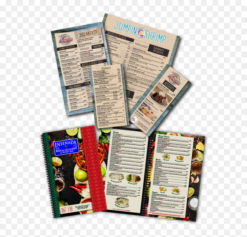 Restaurant Menu Designs - Newsprint, HD Png Download - restaurant menu png