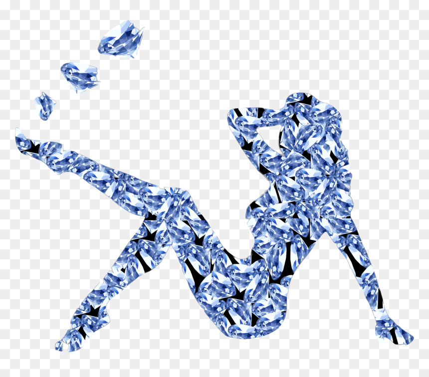 Diamonds Clipart Silhouette - Meine Herrin, HD Png Download - diamond silhouette png