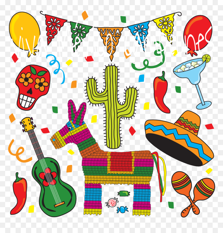 #mexican - Mexican Clipart, HD Png Download - mexican guitar png