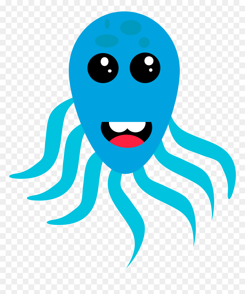 Octopus Cephalopod Cartoon Animal - Cephalopod, HD Png Download - octopus cartoon png