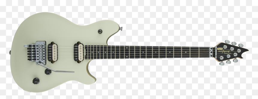 Evh® Wolfgang® Special, Ebony Fingerboard, Ivory - Black And White Striped Evh Wolfgang, HD Png Download - mexican guitar png