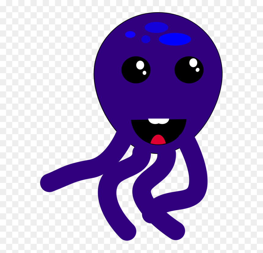 Cartoon Download Eye Smiley Paper Clip - Cartoon, HD Png Download - octopus cartoon png