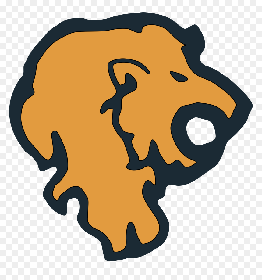 Lion Head, HD Png Download - lion head silhouette png