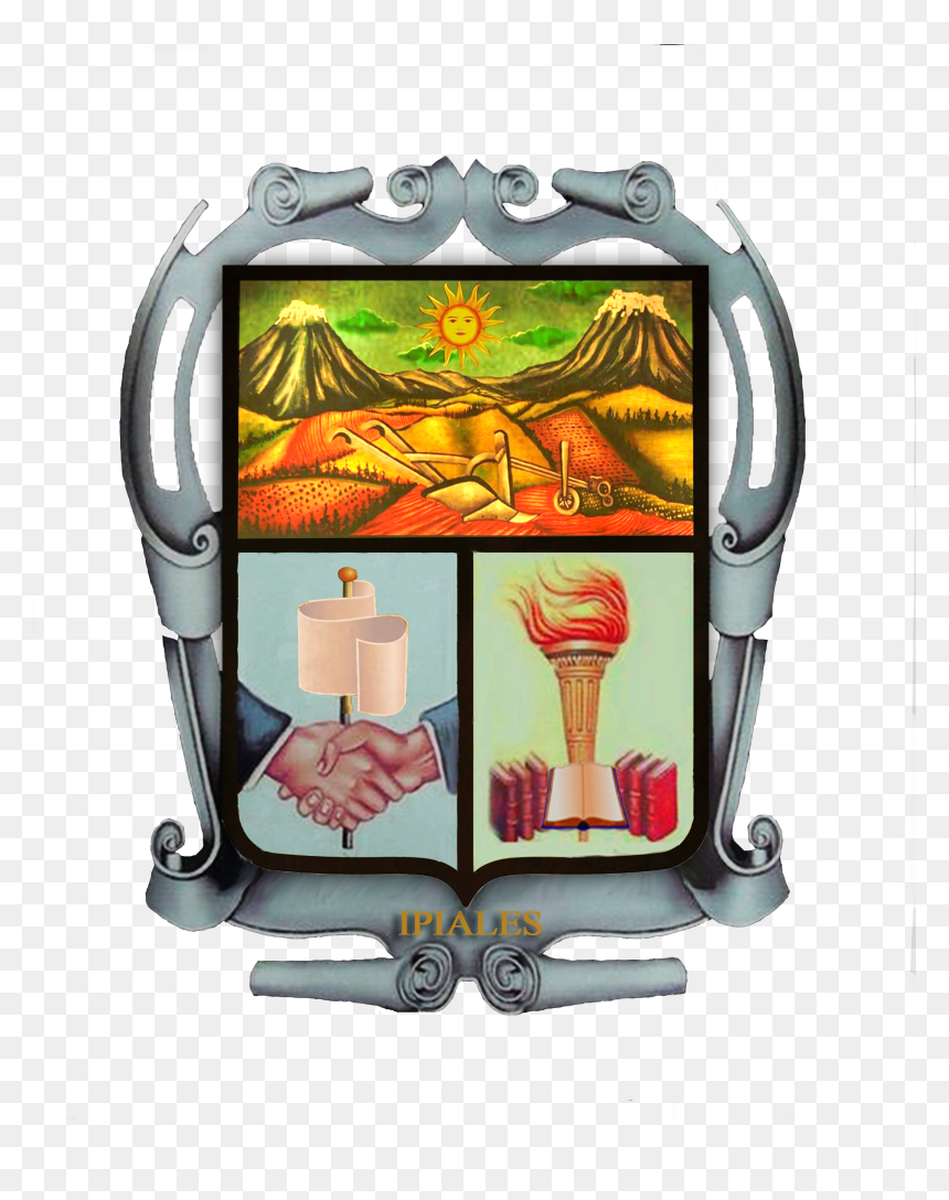 Escudo De Ipiales - Escudo De Ipiales Nariño, HD Png Download - cartoon watch png