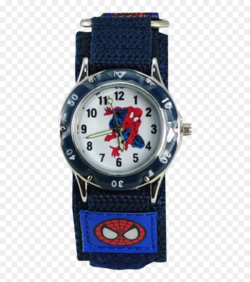 Transparent Spiderman Watch, HD Png Download - cartoon watch png