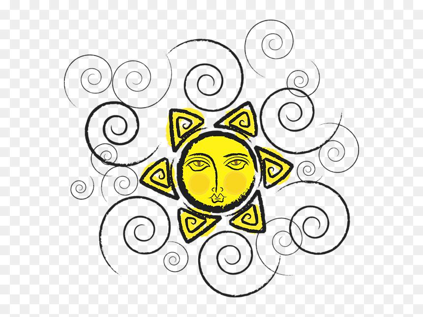 Art, HD Png Download - yellow sun png