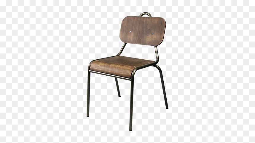 Web Elementary Stacking Chair - Sillas Estilo Vintage Restaurante, HD Png Download - old chair png