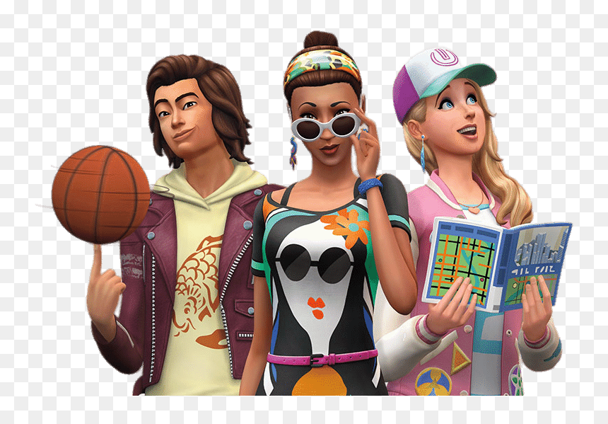 The Sims Youngsters - Sims 4 City Living Theme, HD Png Download - jovenes png