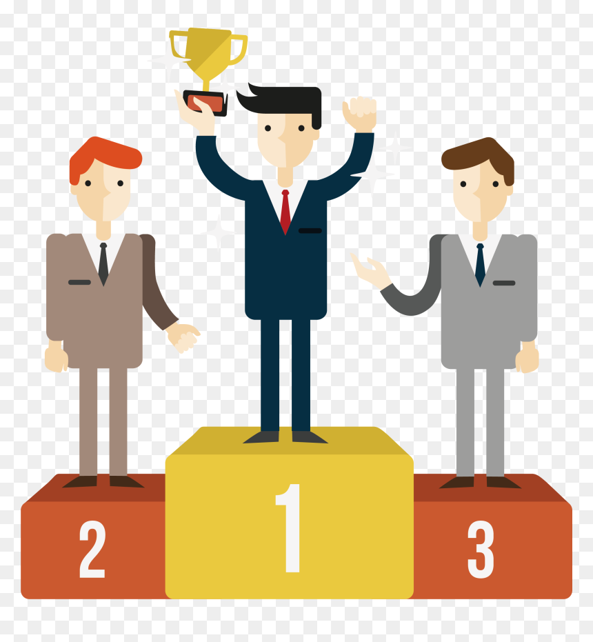 Competition Awards Transprent Png Free Download Human - Podium Champion Png, Transparent Png - winners podium png