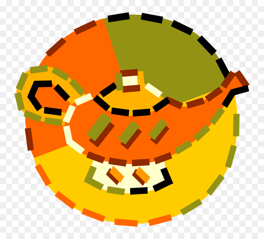 Vector Illustration Of Aladdin"s Lamp To Conjure Up - Circle, HD Png Download - aladdin lamp png