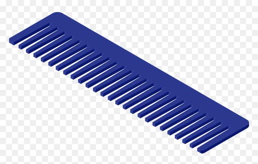 Transparent Hairbrush Clipart - Comb Clipart Png, Png Download - tesoura png