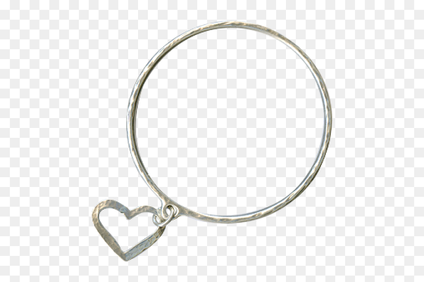 Bangle, HD Png Download - hollow heart png