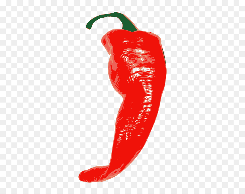 Onlinelabels Clip Art Cayenne Red Chili Pepper - Red Chili Pepper, HD Png Download - chile pepper png