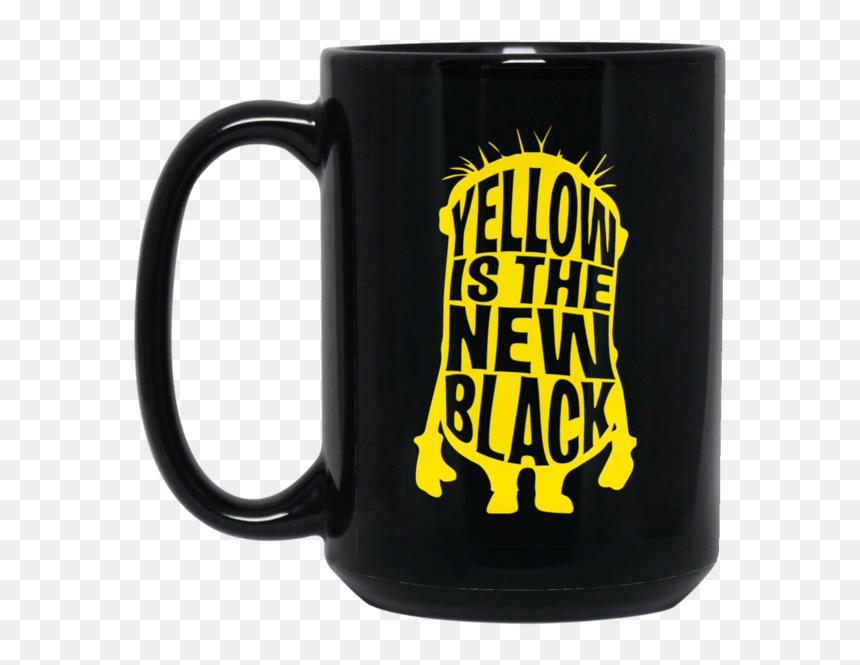 Minion Yellow Is The New Black Tea - Yellow Is The New Black Png, Transparent Png - beer stein png