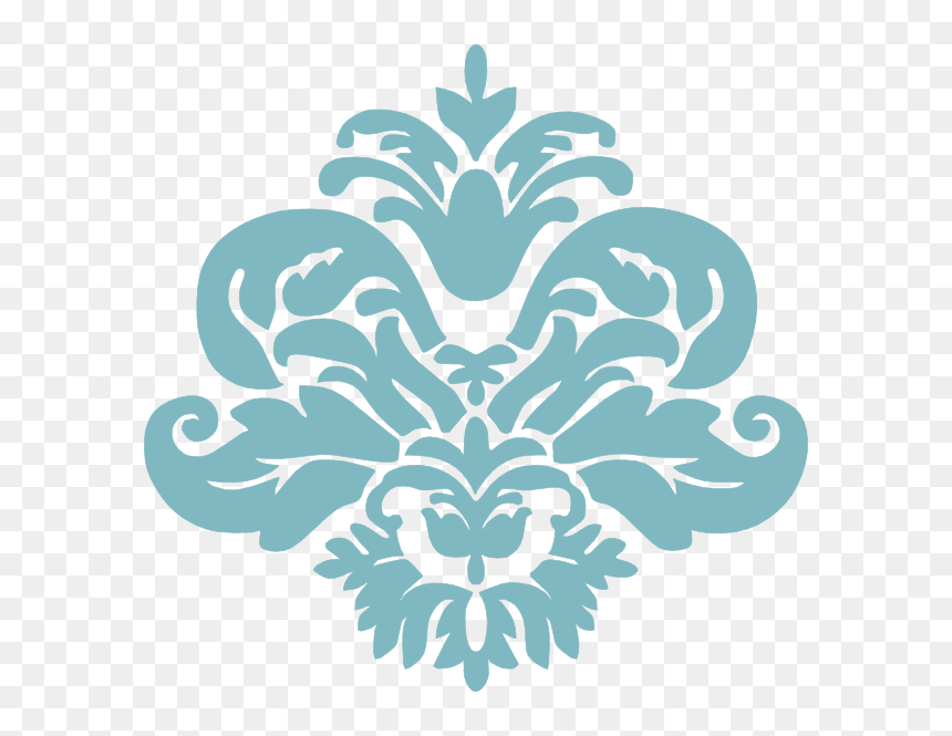 Black And White Wedding Invitations Homemade, HD Png Download - damask pattern png