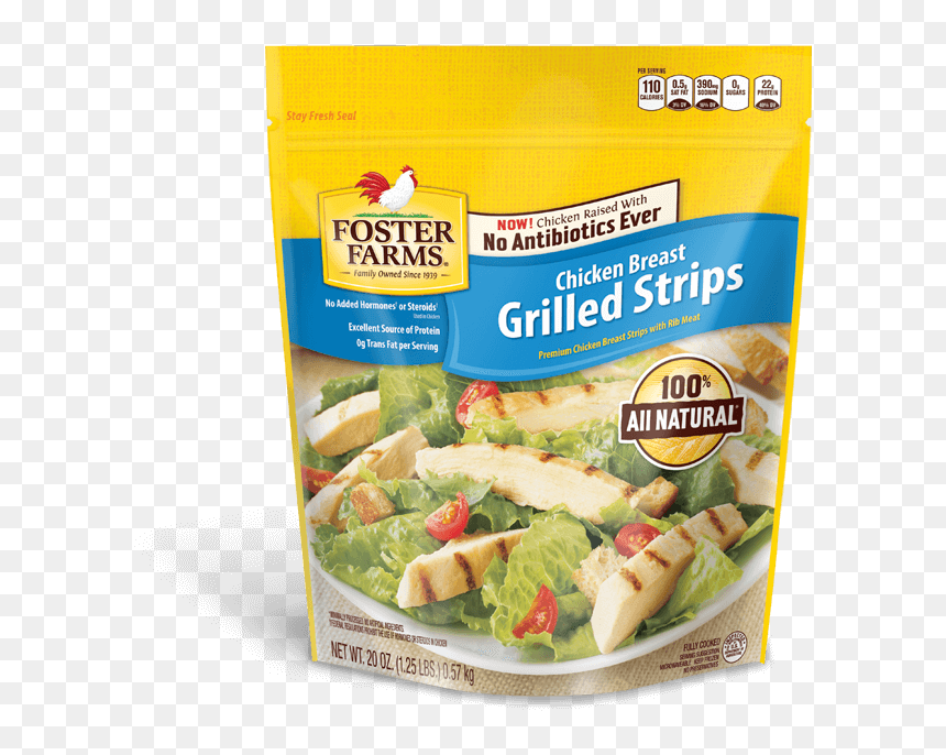 Chicken Breast Grilled Strips - Foster Farms Shredded Chicken, HD Png Download - grilled chicken breast png