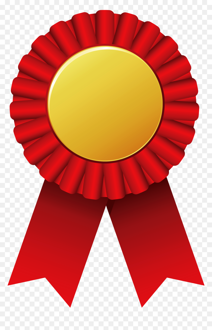 Blue Rosette Ribbon, HD Png Download - png decoration