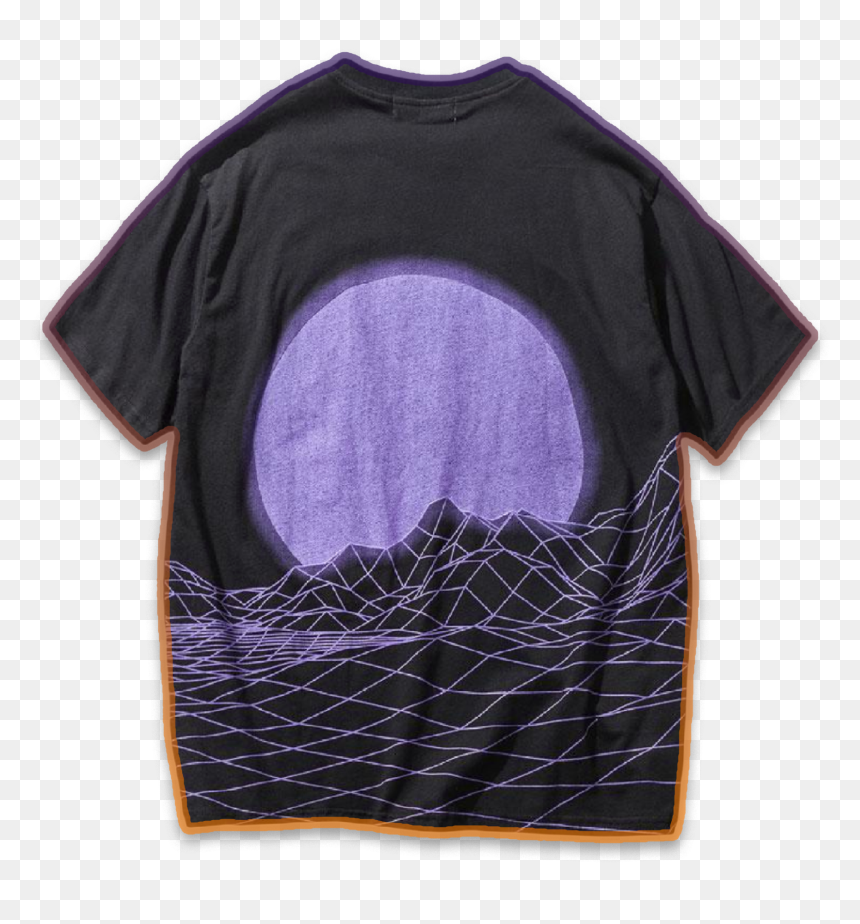 Gonthwid 3d Línea Montaña Sol Impreso, HD Png Download - 3d grid png