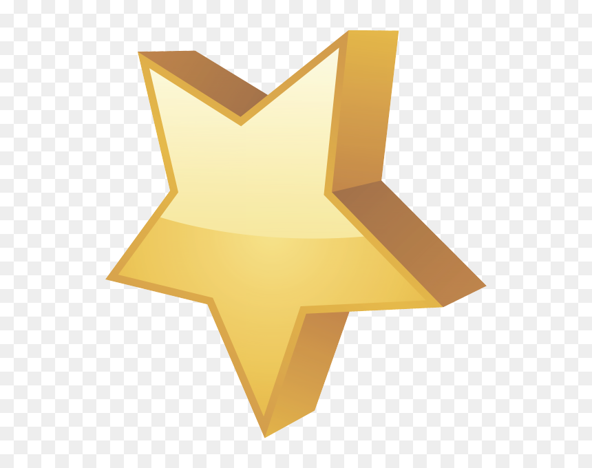 Золотая Звезда, Golden Star, Goldstern, Étoile D"or, - Craft, HD Png Download - estrella dorada png