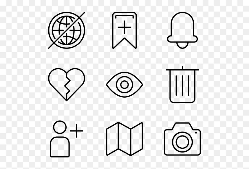 Bookmark Icons, HD Png Download - ui png