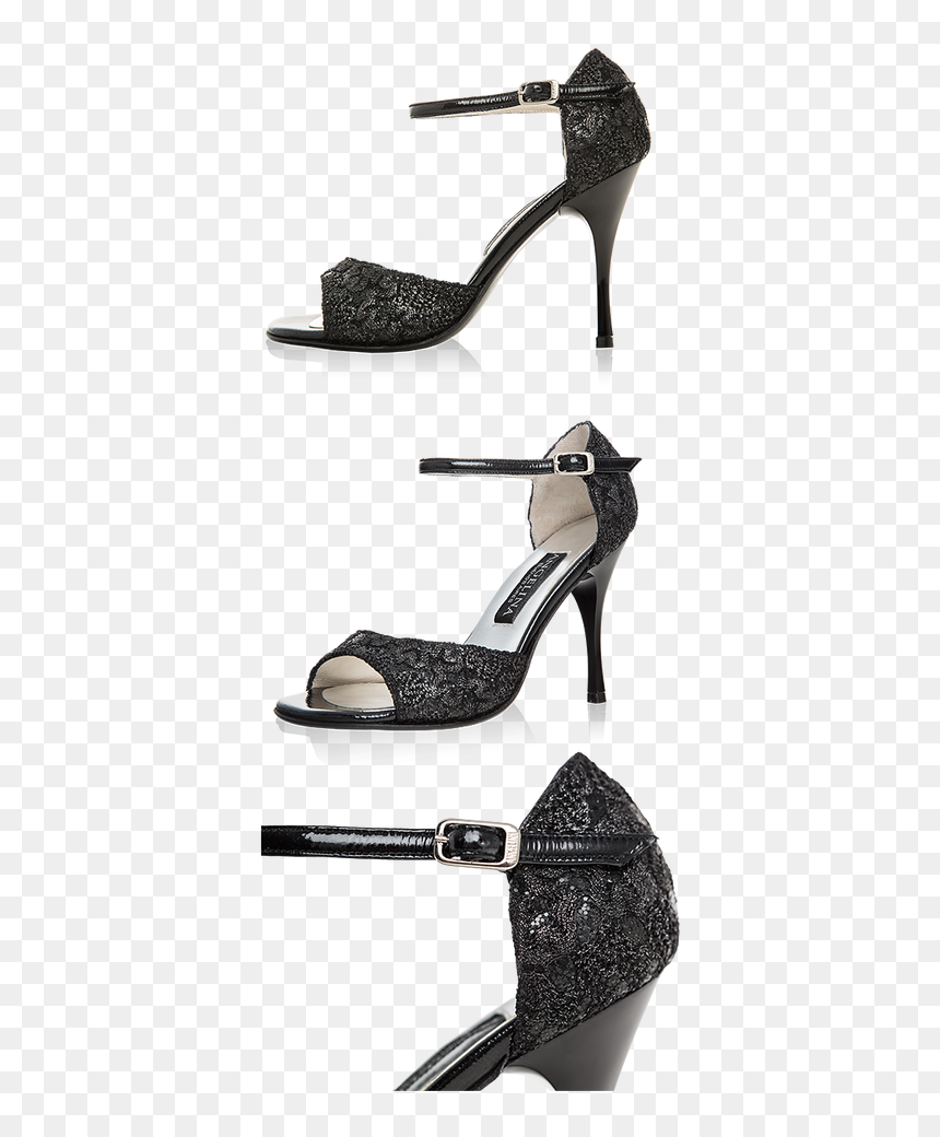 Tb430 Pp Encaje Lame Plata X Gamuza Verde Esmeralda - Basic Pump, HD Png Download - encaje png