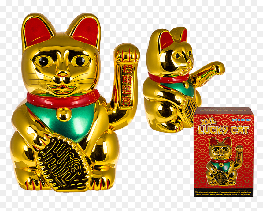 Xxl Lucky Cat , Png Download - Winkekatze Xxl, Transparent Png - lucky cat png