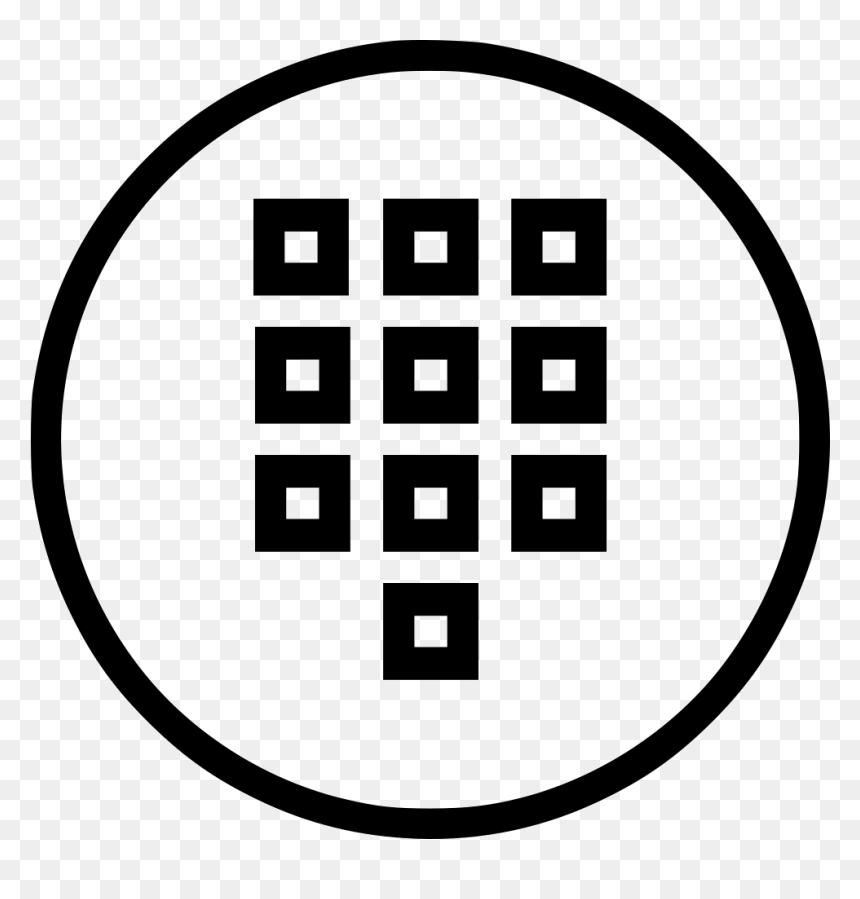Png File Svg - Numpad Icon, Transparent Png - round button png