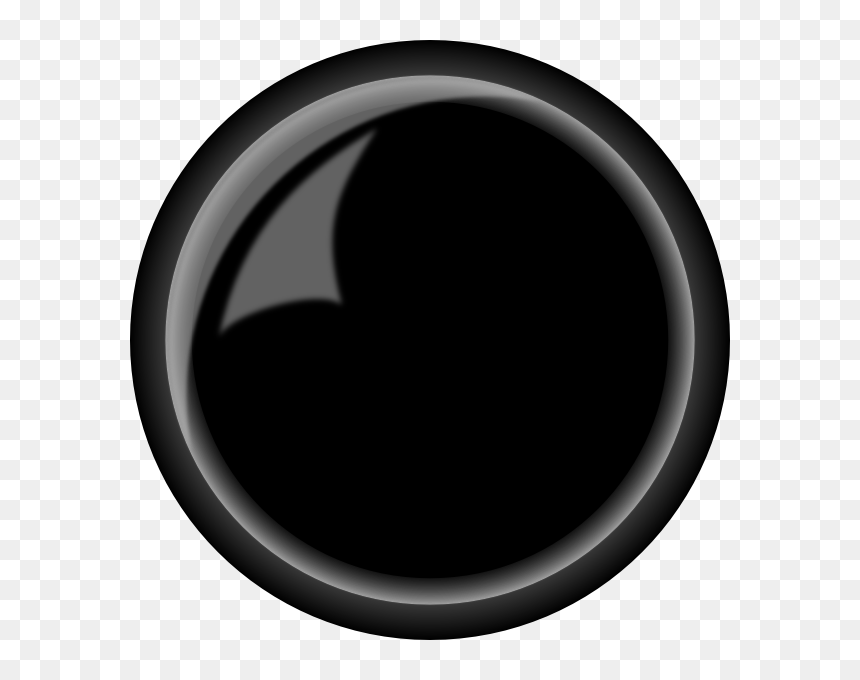 Black Shiny Round Pills, HD Png Download - round button png