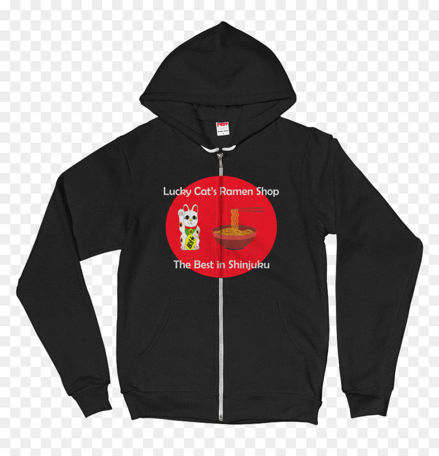 Hoodie, HD Png Download - lucky cat png