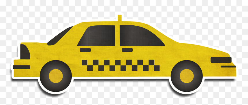 Motor Door,car,mode Of Design,clip Art,graphics,city - New York Taxi Clip Art, HD Png Download - taxi sign png