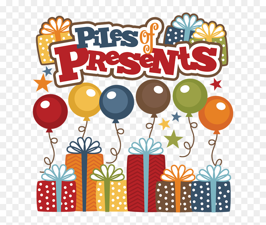 Transparent Pile Of Presents Png - Miss Kate Cuttables, Png Download - pile of presents png