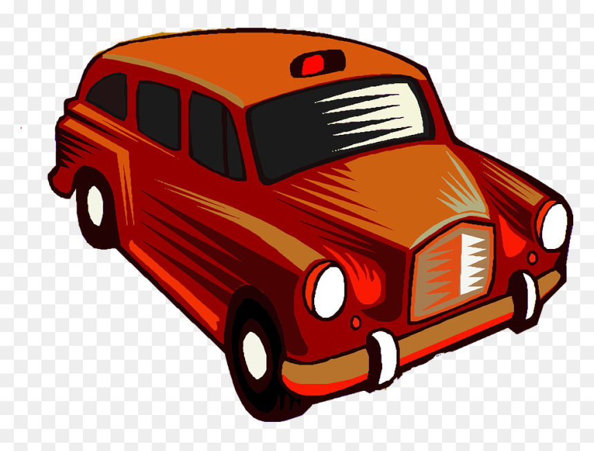 Taxi Red Clipart, HD Png Download - taxi sign png
