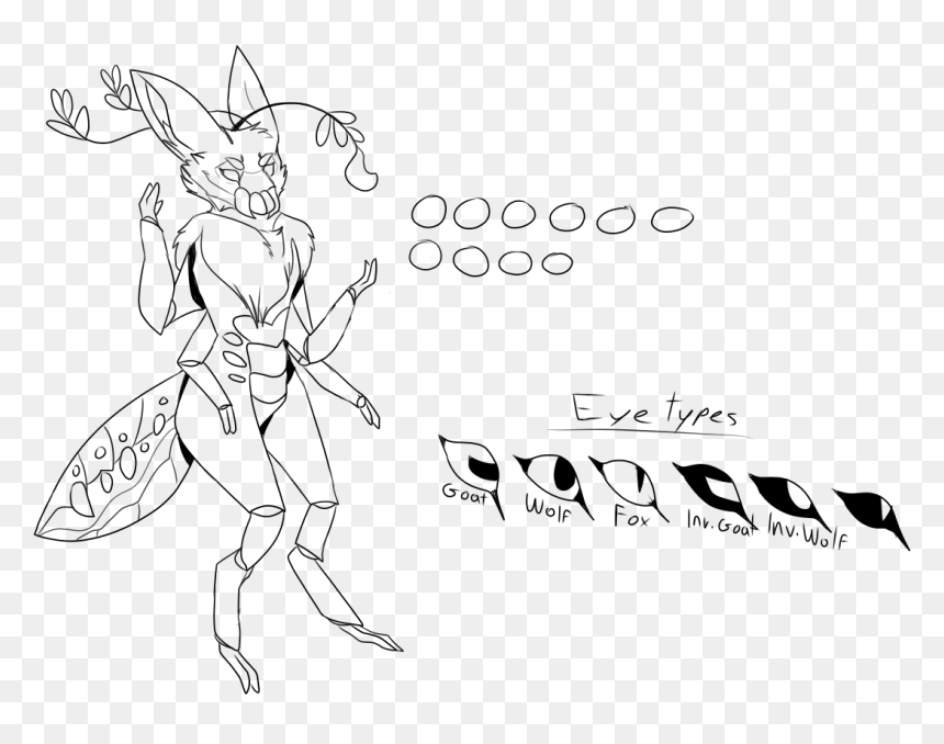 Hdebxy7 - Line Art, HD Png Download - fox ears png