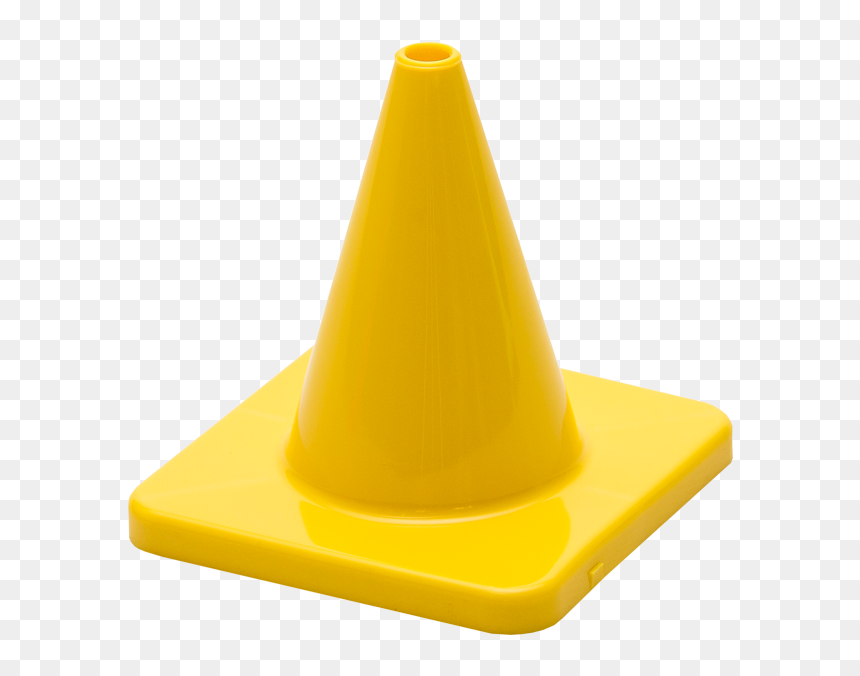 Tcone100yellow - Plastic, HD Png Download - traffic cones png