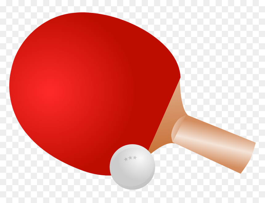 Ping Pong Paddle Clip Art, HD Png Download - ping pong table png