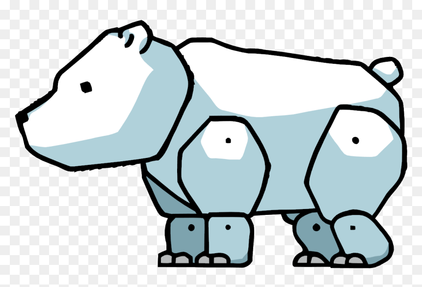 Cartoon Polar Bear Png Clipart , Png Download - Polar Bear Png Cartoon, Transparent Png - cartoon polar bear png