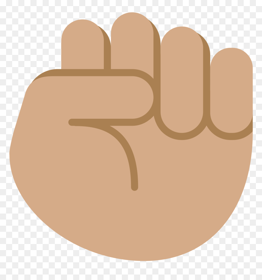 Transparent Raised Fist Png, Png Download - arm fist png