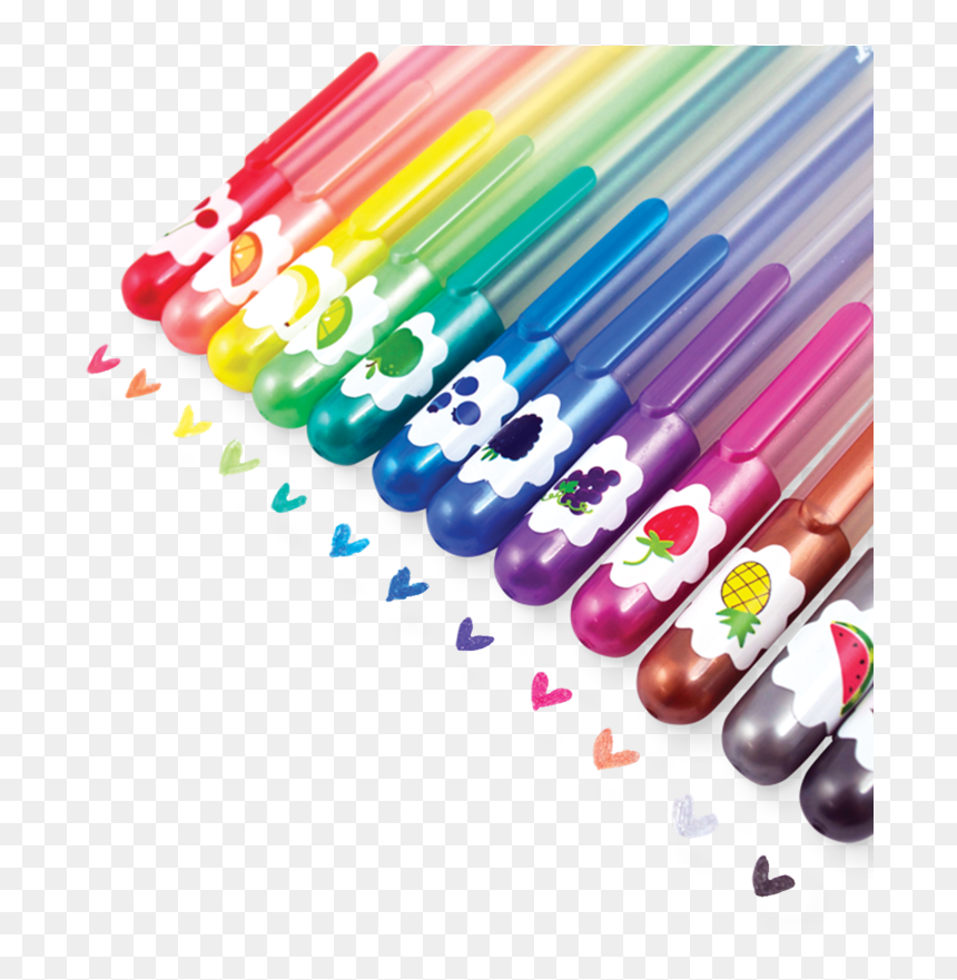 Yummy Yummy Scented Glitter Gel Pens, HD Png Download - yummy png