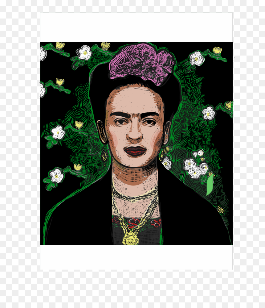 Transparent Man Crying Png - Self Portrait Frida Flower Crown, Png Download - man crying png