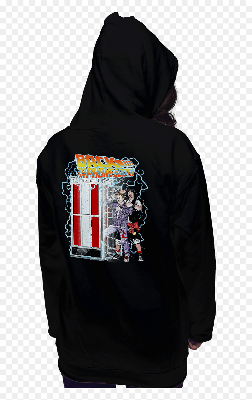 Hoodie, HD Png Download - phone booth png