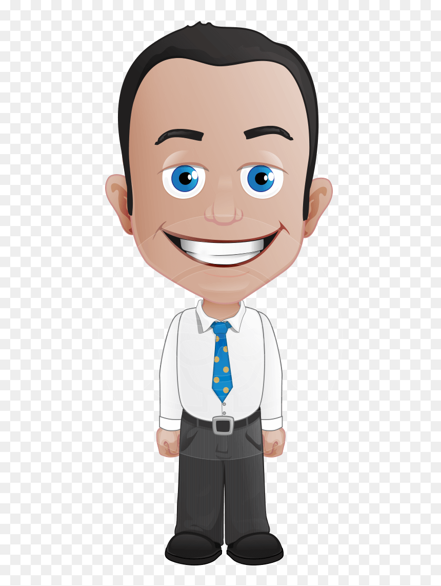 Businessman Clipart Male Character - Animated Guy Clip Art, HD Png Download - man crying png